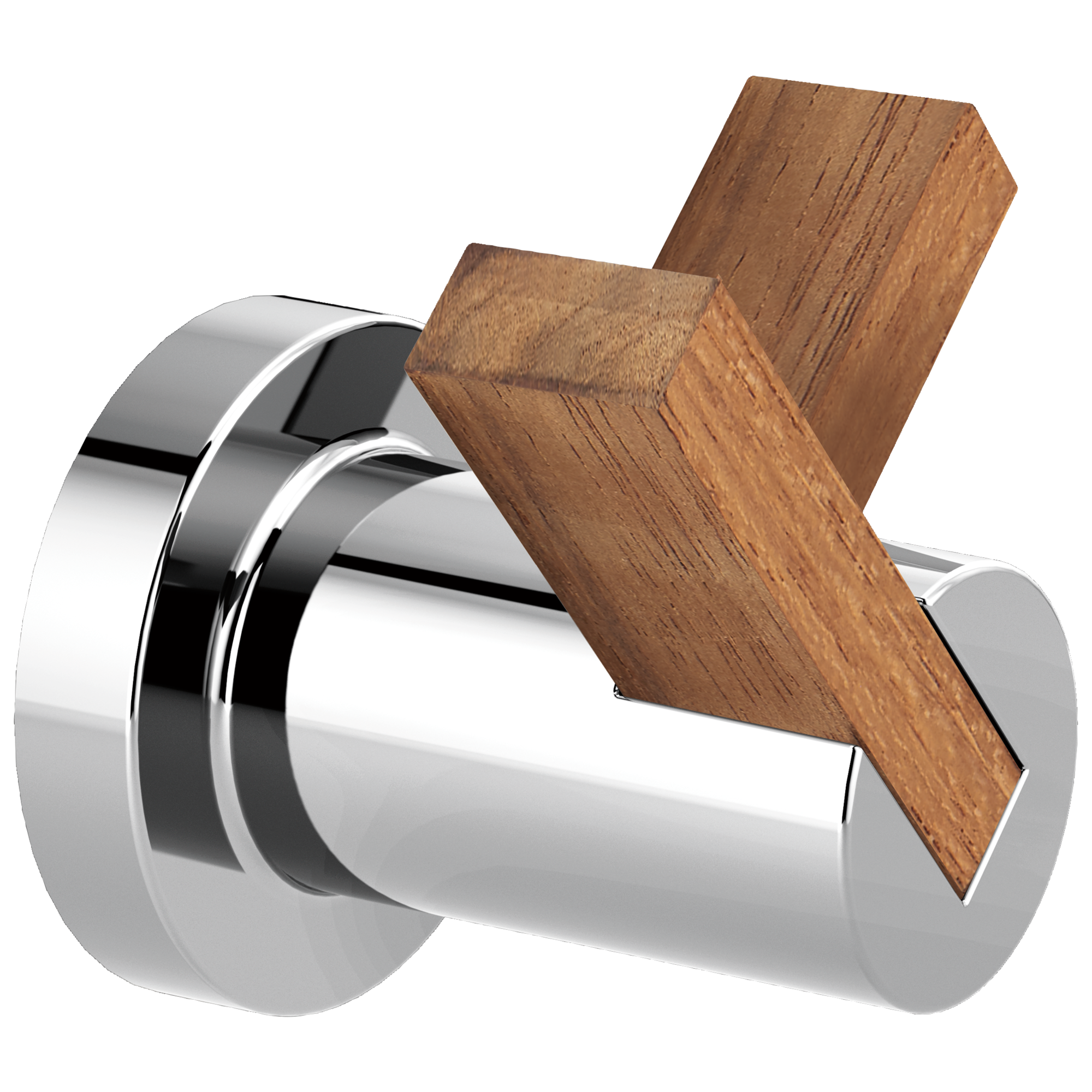 Brizo Litze High - Quality Zinc Double Robe Hook for Contemporary Bathrooms