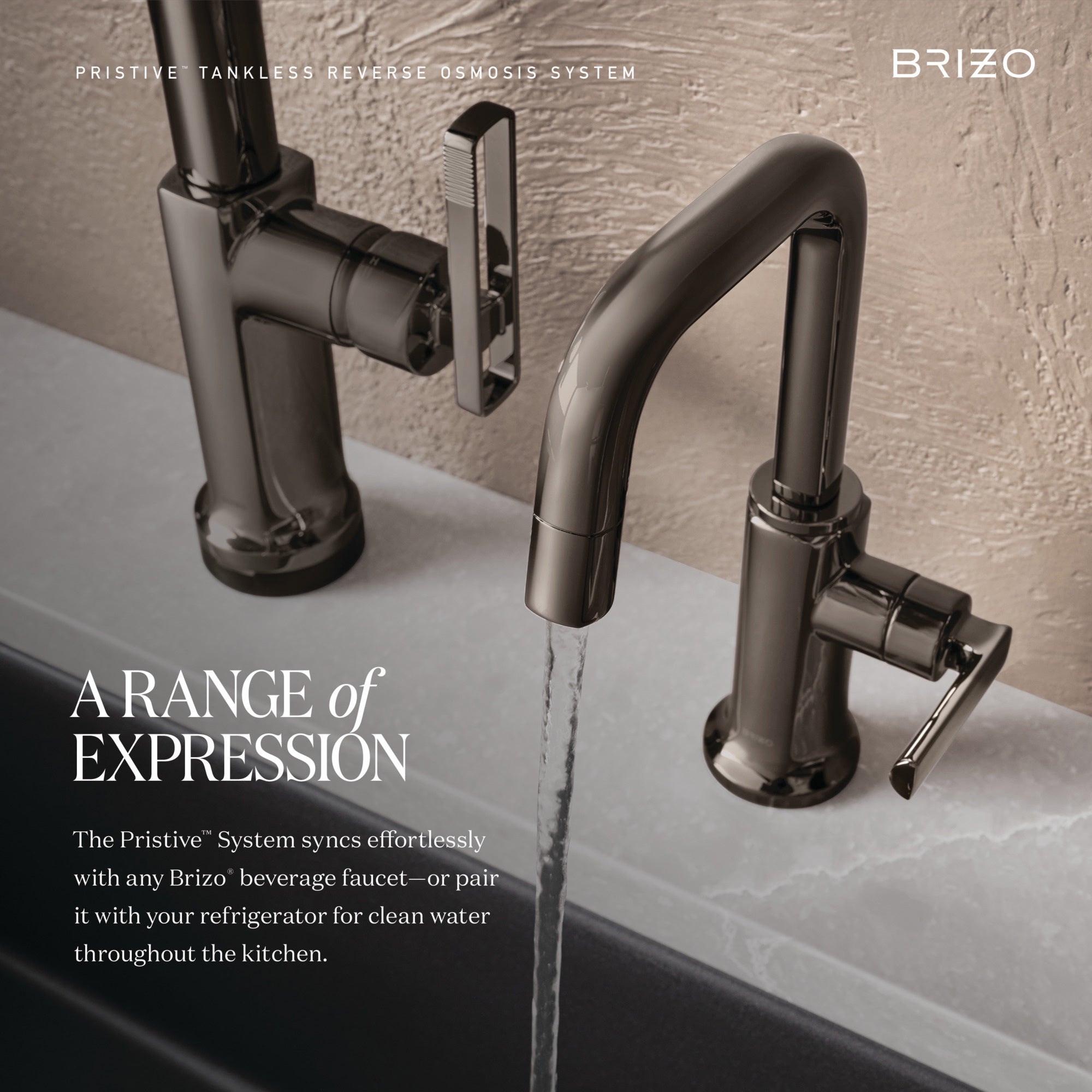 Brizo Pristive Reverse Osmosis Carbon Filter Cartridge for Replacement in Water Filtration Systems