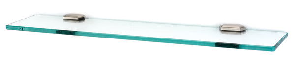 Alno Nicole 24-Inch Traditional Glass Bathroom Shelf with Brackets