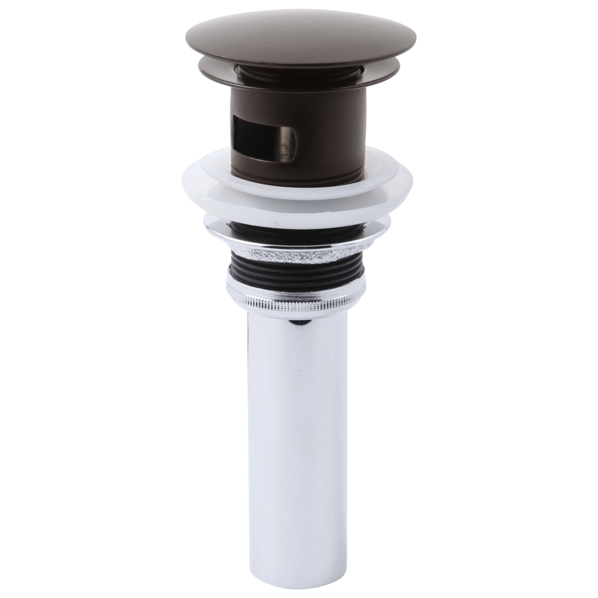 Brizo Premium Push - Button Pop - Up Drain with Overflow for Lavatory Sinks