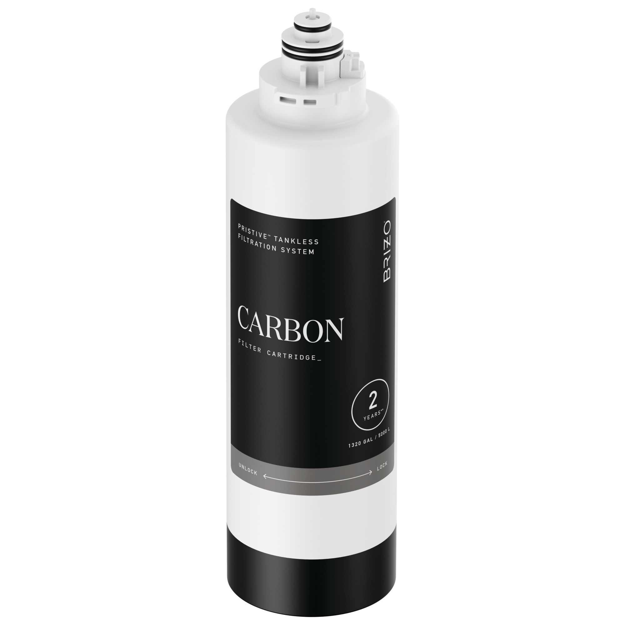 Brizo Pristive Reverse Osmosis Carbon Filter Cartridge for Replacement in Water Filtration Systems