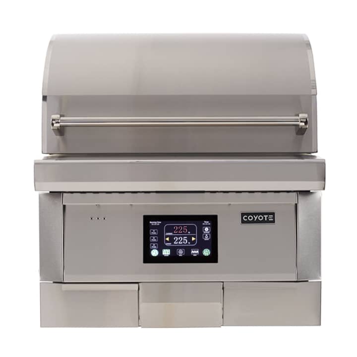 Coyote 28-Inch High-Performance Pellet Grill for Outdoor Cooking Enthusiasts