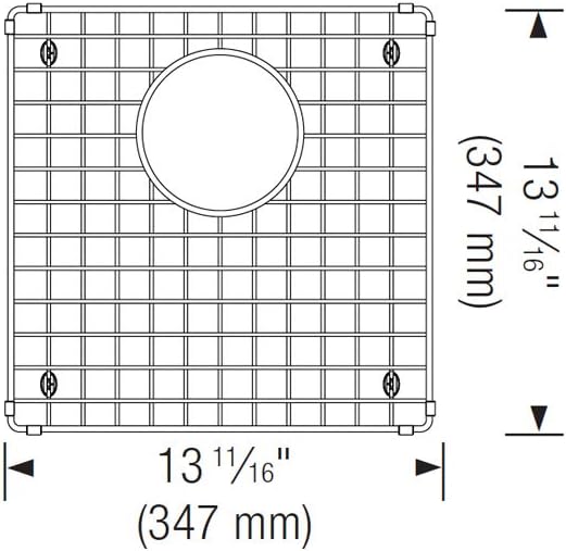 Blanco Precision 515637 and 515638 Stainless Steel Kitchen Sink Grid with High - Precision Design