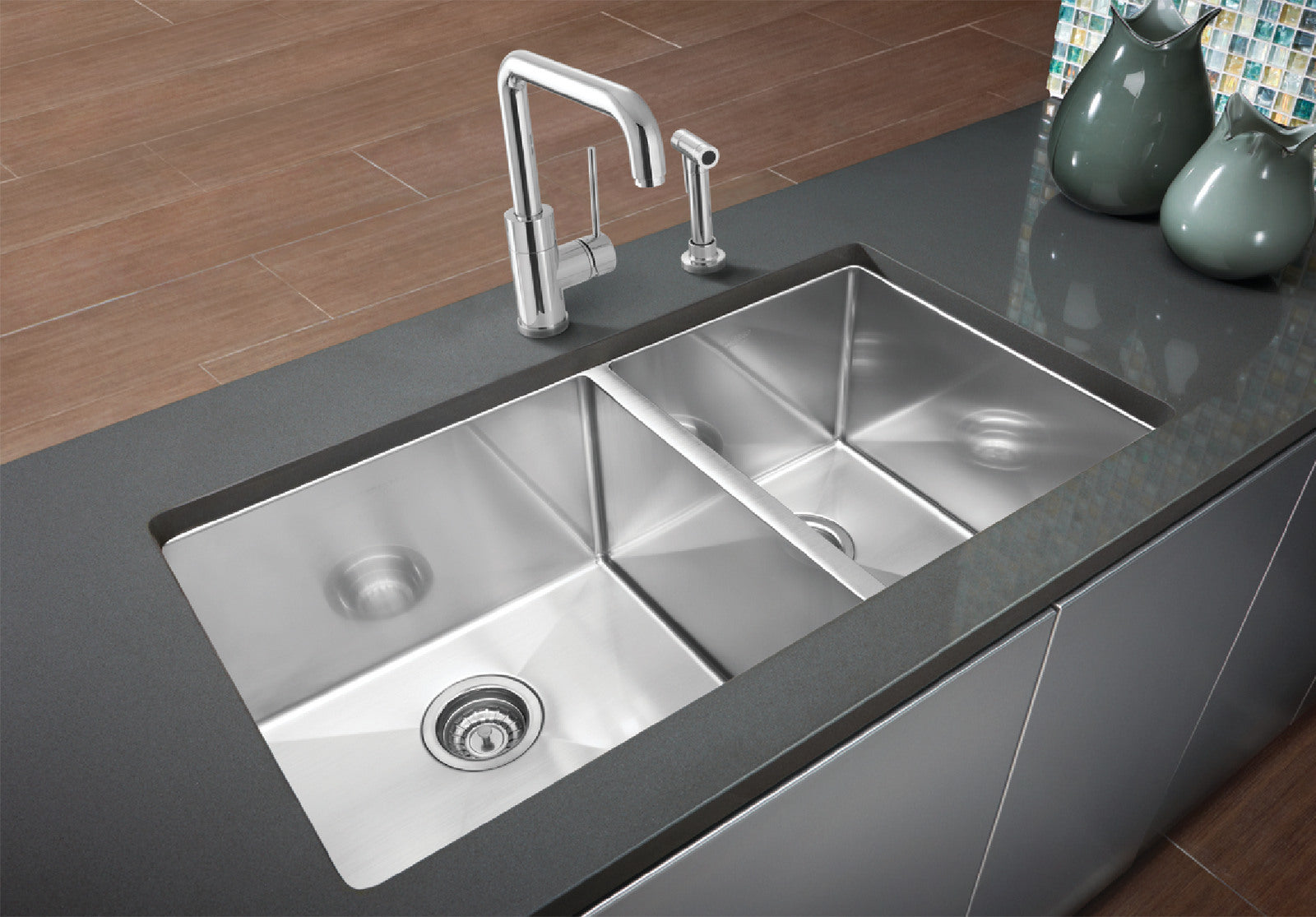 Blanco High - Precision 16 R10 Single and Three - Quarter Bowl Stainless Steel Kitchen Sink