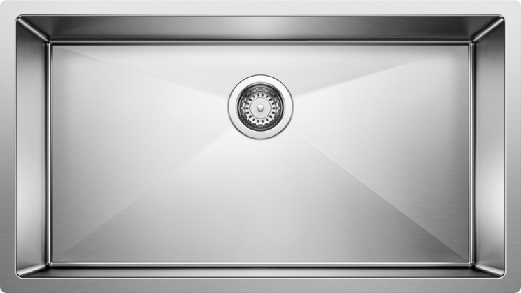 Blanco High - Precision 16 - Inch R10 Super Single - Bowl Stainless Steel Kitchen Sink