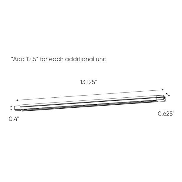 DALS Lighting 12V Adjustable Swivel LED Linear Lighting Fixture for Accent Lighting