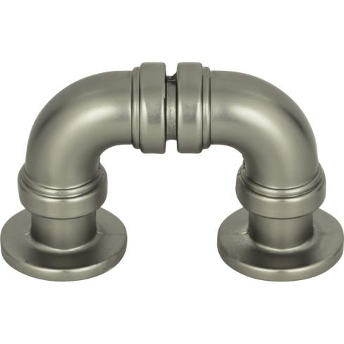 Atlas Steam Punk Style Finger Pull for Doors and Drawers with 1 5/16 Inch Center-to-Center Distance