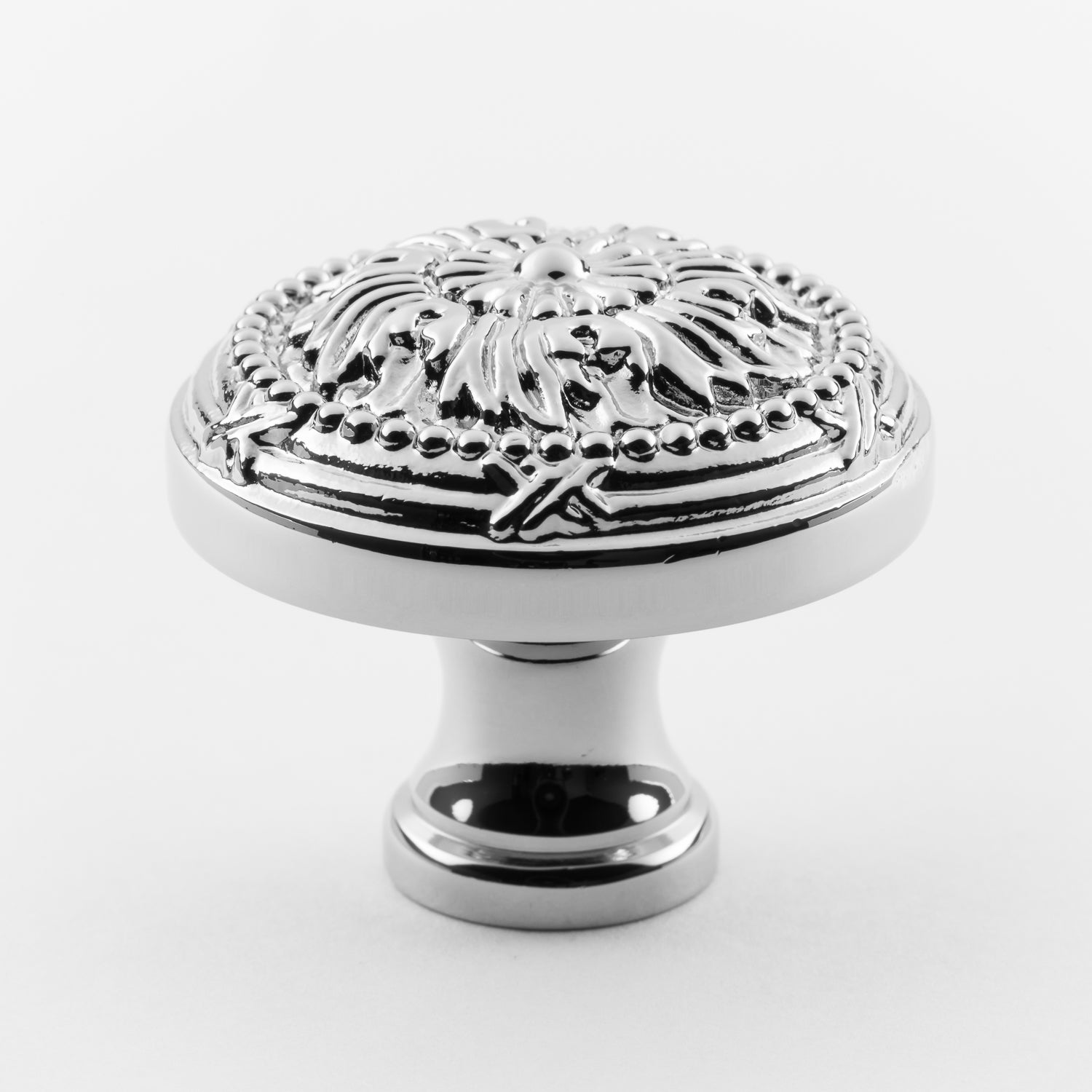 Exquisite Classic Brass St. Georges Cabinet and Drawer Knob with a 1 1/2 - Inch Diameter