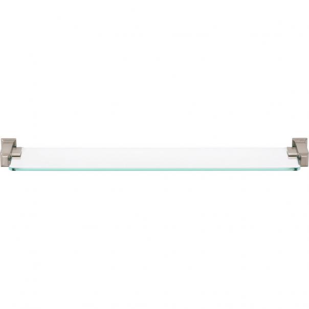 24-Inch Atlas Sutton Place Bathroom Glass Storage Shelf