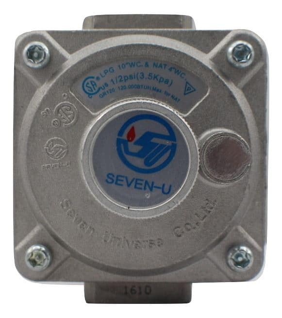 High - Quality Coyote 1/2 Inch In - Line Liquid Propane (LP) Regulator for Grills