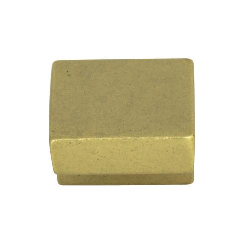 5/8 Inch Center-to-Center Atlas Small Zinc Alloy Square Knob