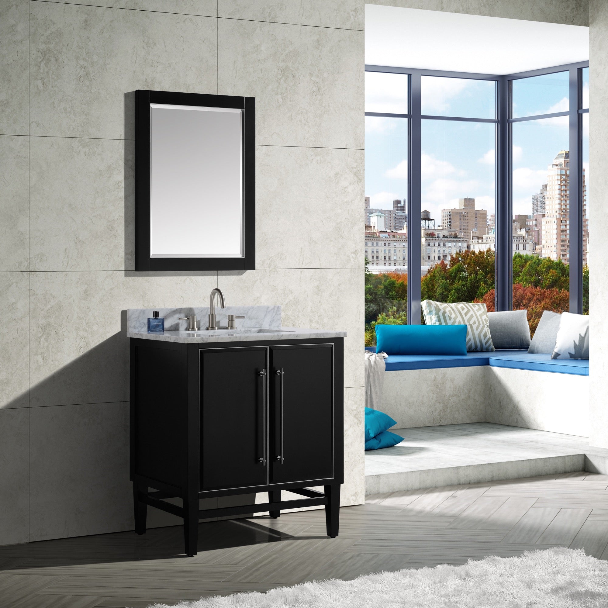 Avanity 30-Inch Bathroom Vanity Base - Mason Style