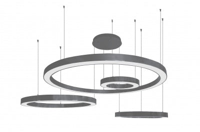 Avenue Lighting Aria Energy - efficient LED Hanging Chandelier with Geometric Design