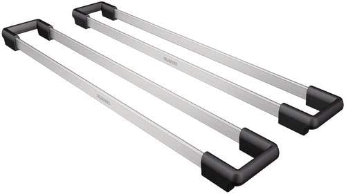 Blanco Quatrus Ergon Super Single Stainless Steel Rails - Set of 2