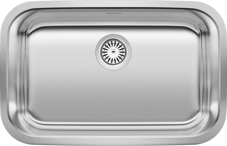 Blanco Stellar ADA Compliant Single Bowl Kitchen Sink for Optimal Storage