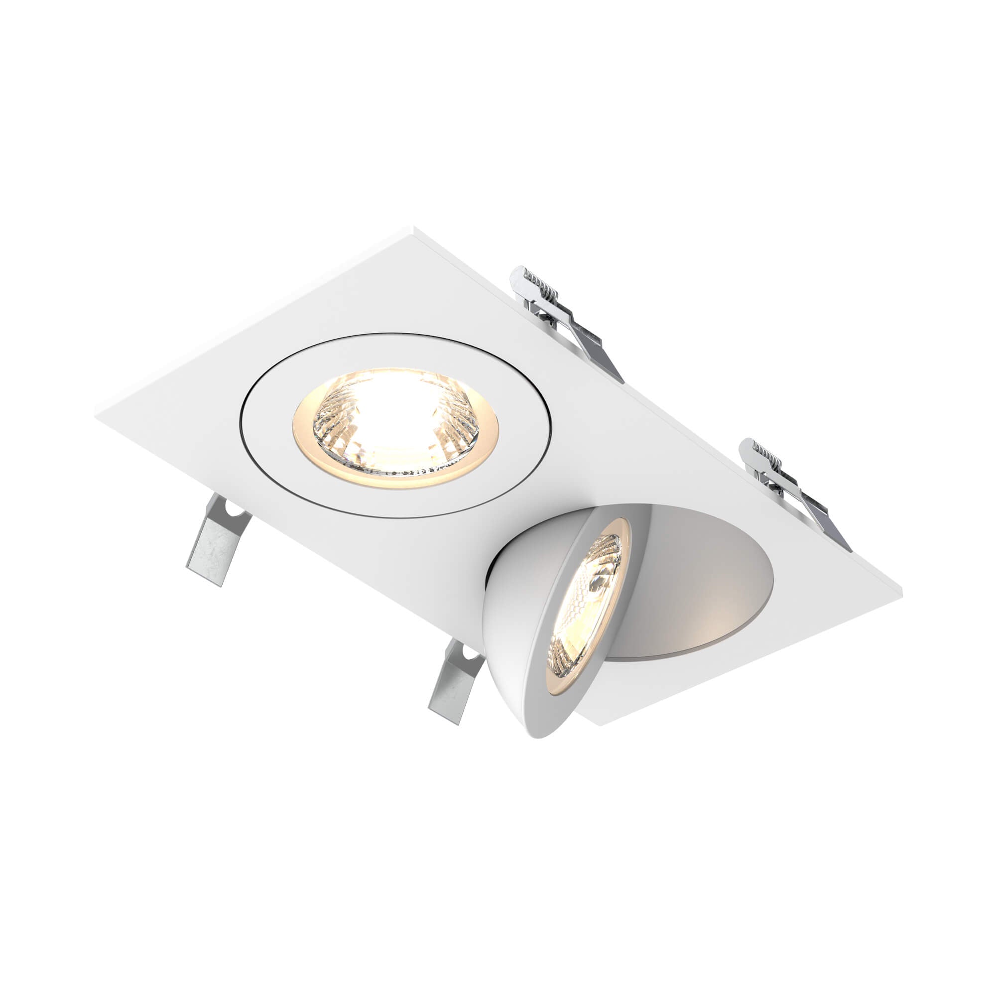 DALS Lighting FGM4 Double Recessed CCT Lighting with Adjustable Beam