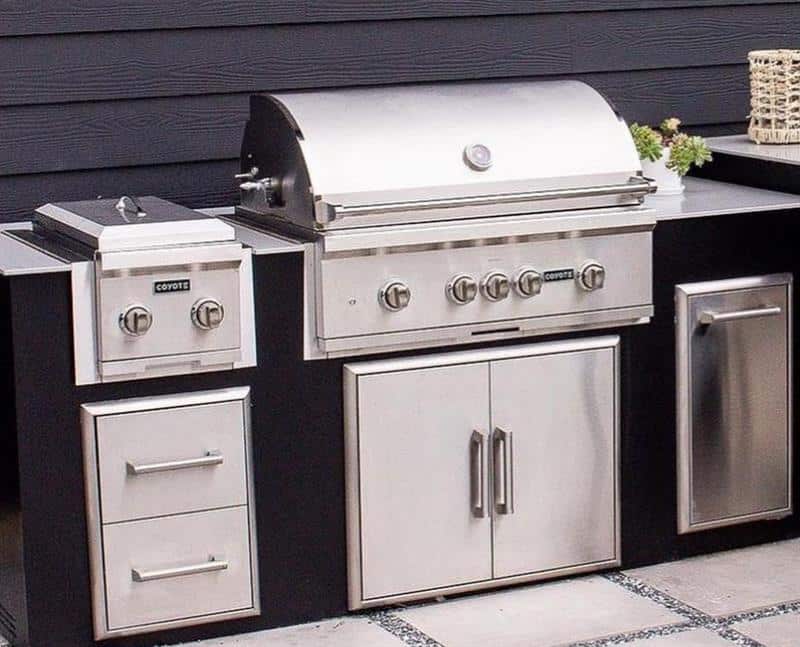 High - Performance Coyote 304 Stainless Steel Double Side Burner for Outdoor Cooking