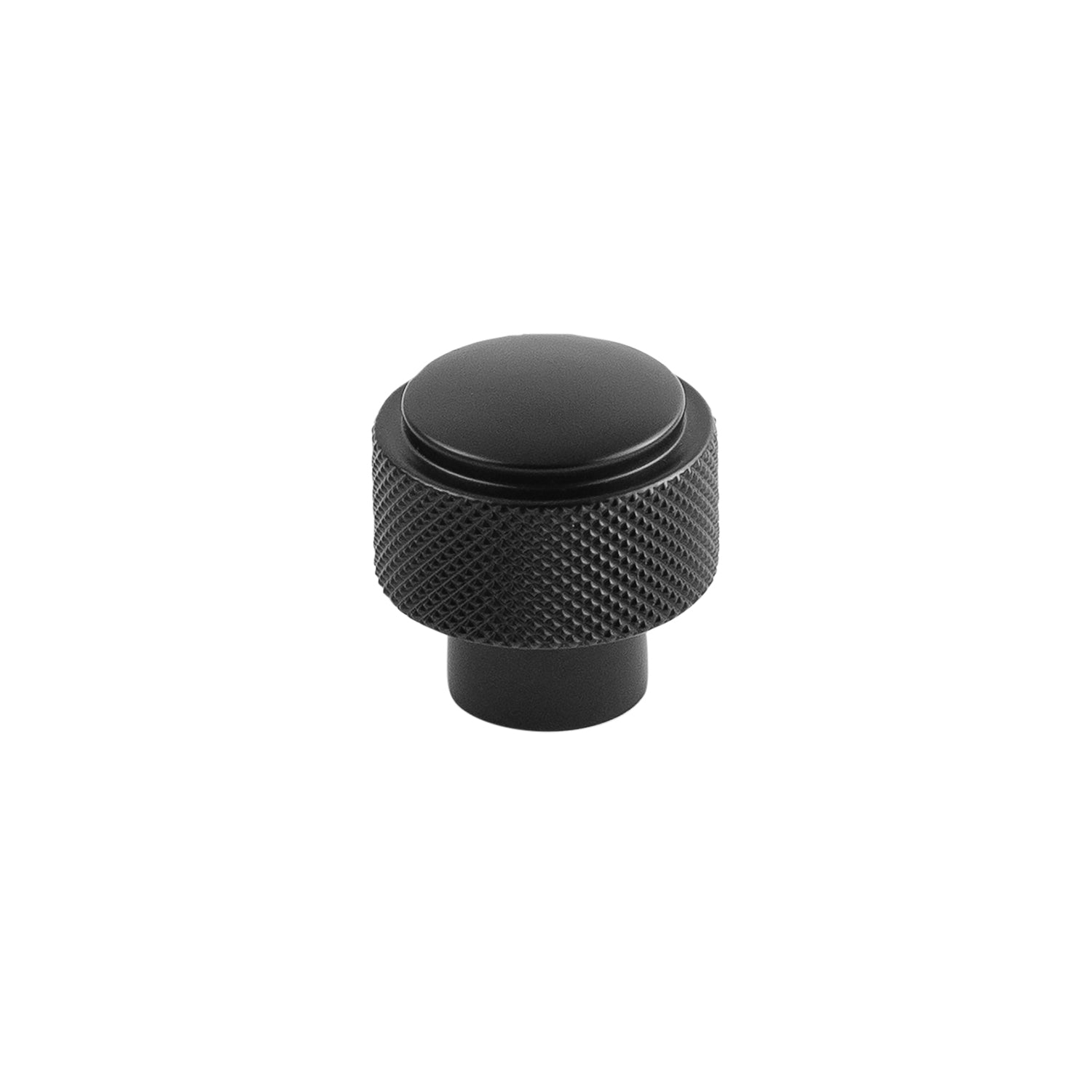 Belwith Keeler Verge Knob with 1-3/16 Inch Diameter, Modern Brushed Golden Brass & Matte Black Finish