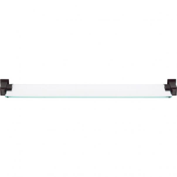 24-Inch Atlas Sutton Place Bathroom Glass Storage Shelf