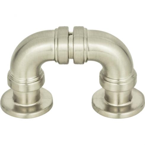 Atlas Steam Punk Style Finger Pull for Doors and Drawers with 1 5/16 Inch Center-to-Center Distance