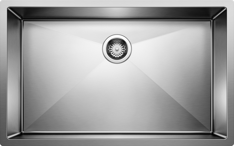 Blanco High - Precision R10 Super Single - Bowl 18 - Gauge Stainless Steel Kitchen Sink
