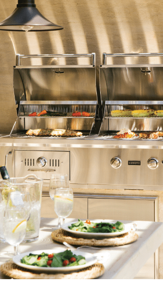 Built-In Coyote 50 Hybrid Grill for Ultimate Outdoor Cooking