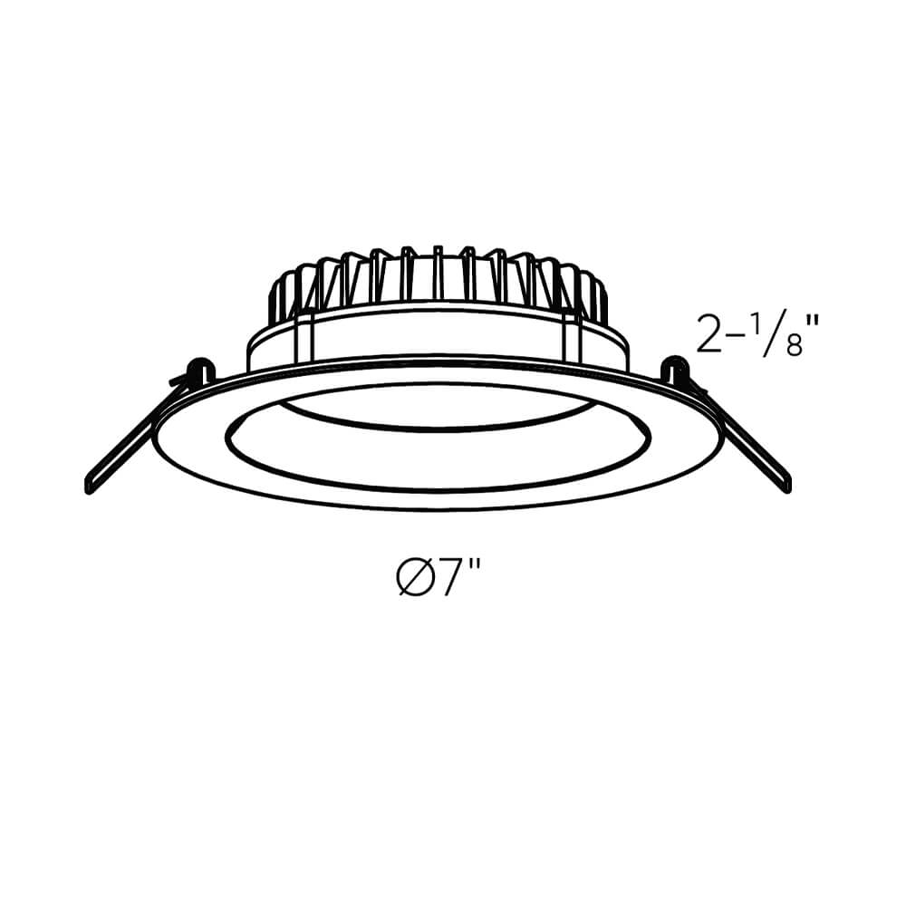DALS Lighting 6-Inch Deep Recessed 5CCT Panel for Enhanced Lighting