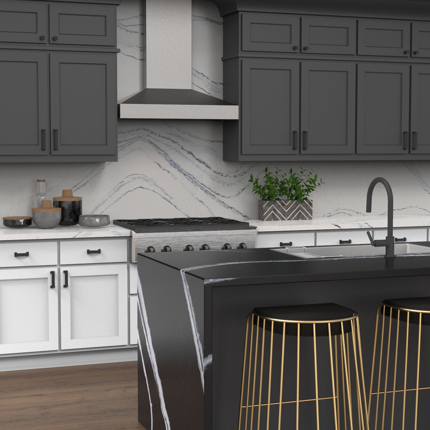 Belwith Keeler Brighton Cabinet Pull with 96mm Center-to-Center Measurement