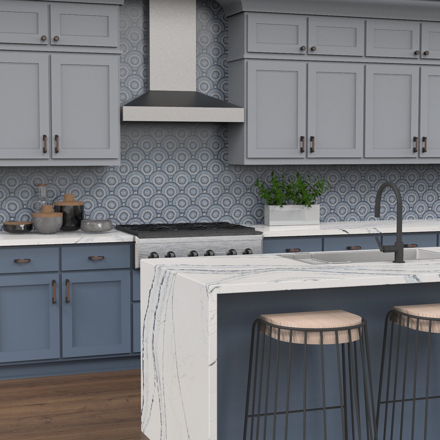 Belwith Keeler Reserve Cabinet Pull with 128mm Center-to-Center Distance