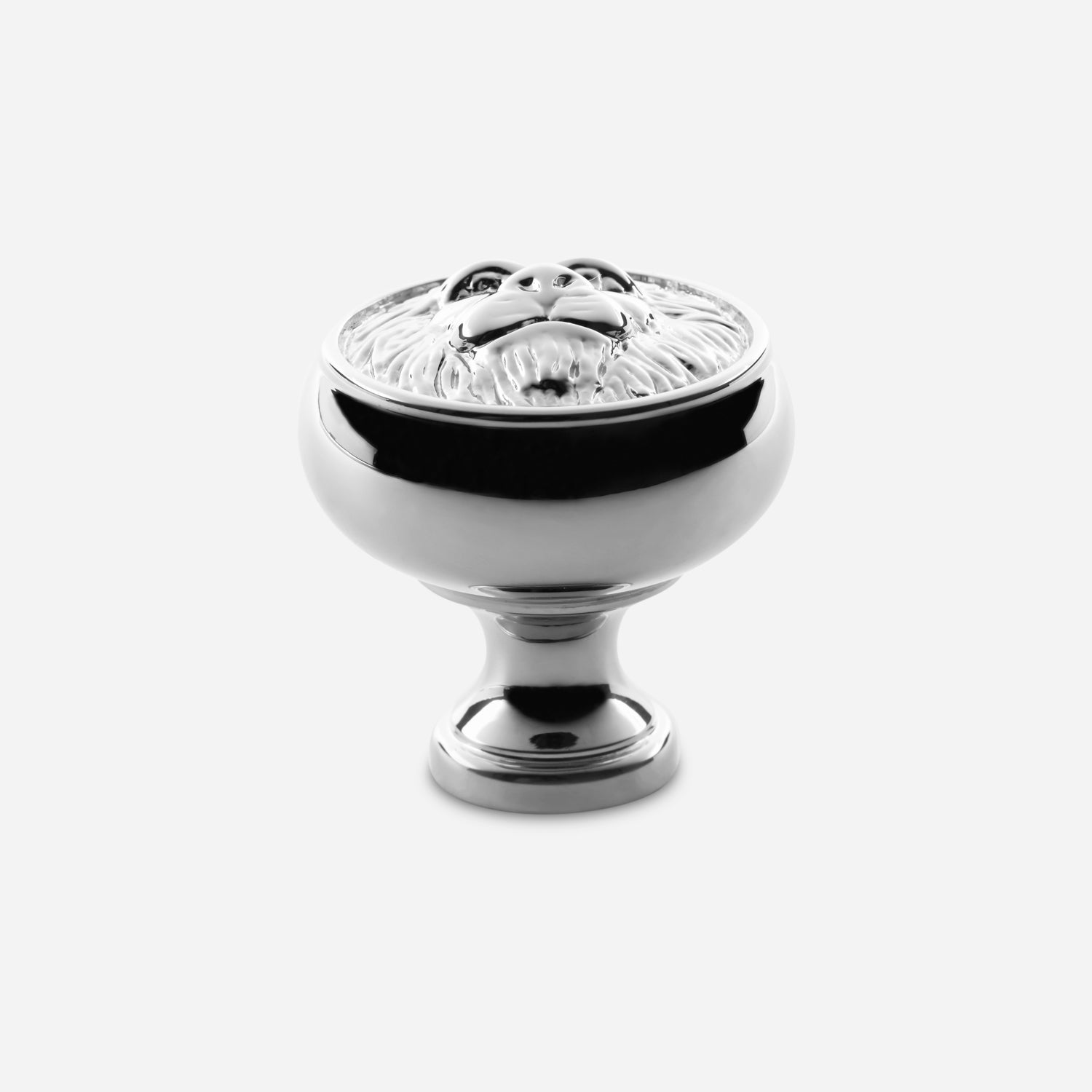 Classic Solid Brass St. Georges 1 1/4 - Inch Diameter Lion - Shaped Cabinet and Drawer Knob
