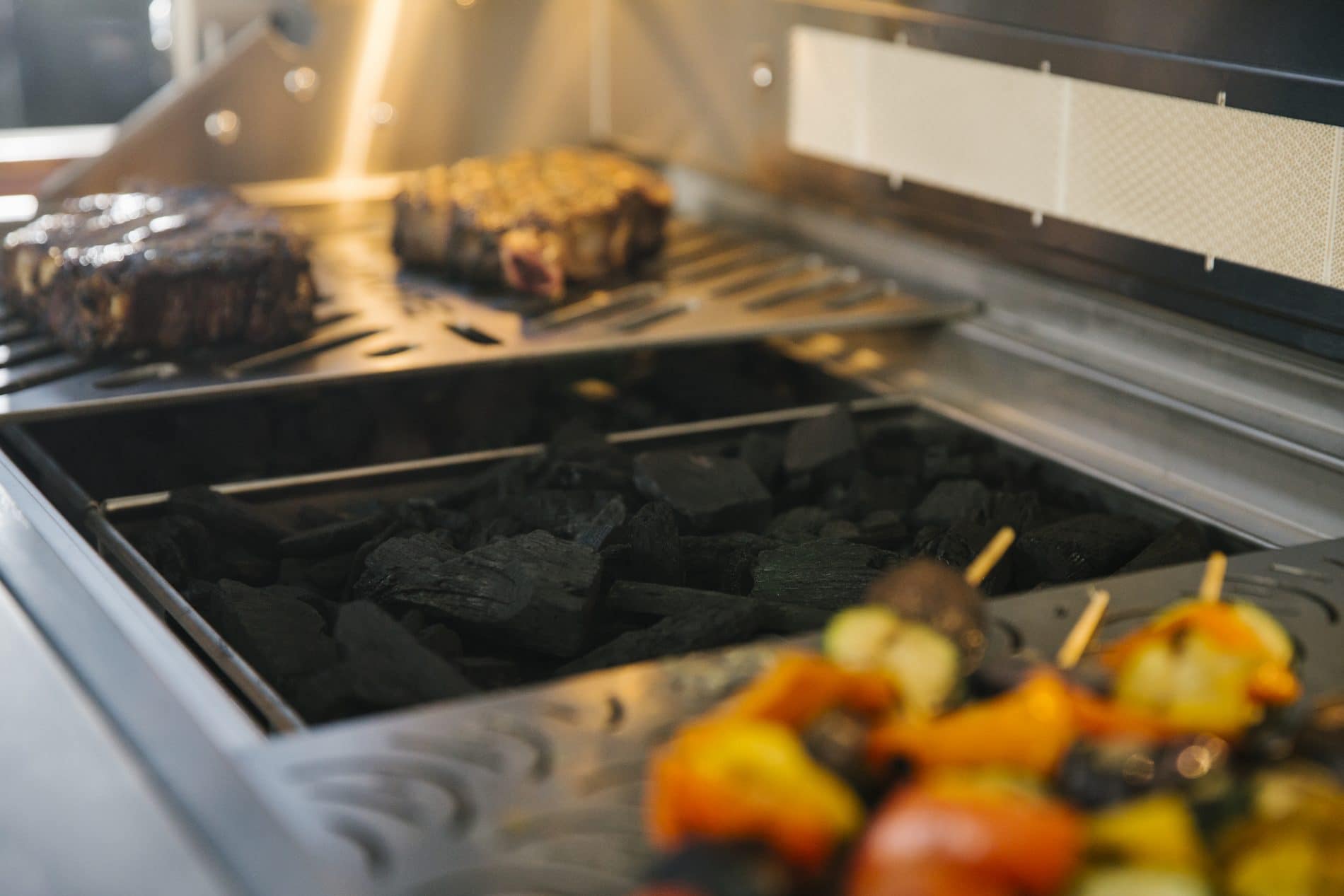Built-in Coyote 36-inch Charcoal Grill for Outdoor Cooking Enthusiasts