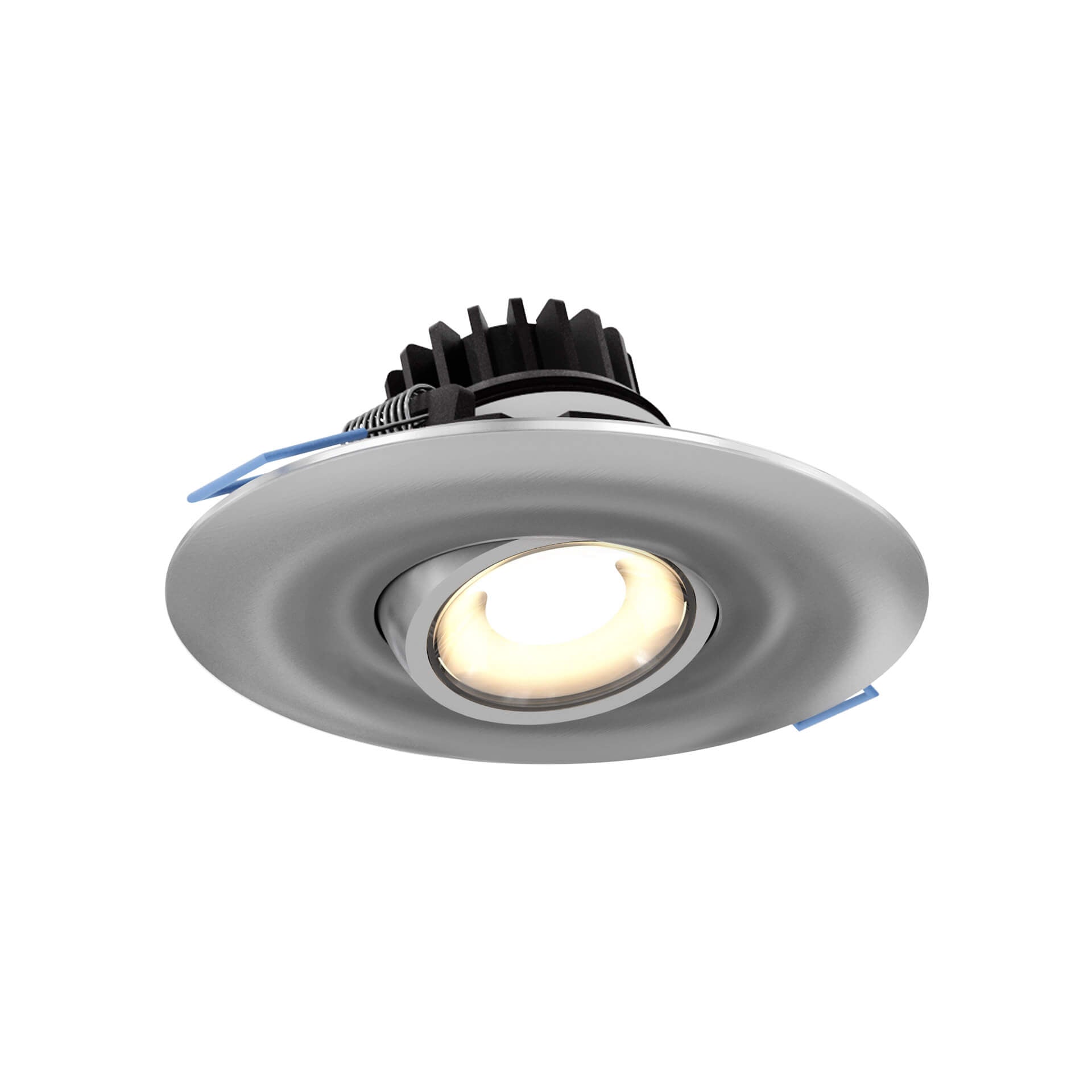 DALS Lighting 4-Inch Round Recessed Tunable 5CCT LED Gimbal Lighting Fixture for Indoor Spaces
