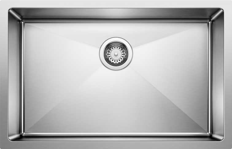 Large Single Bowl Blanco Cuvee R15 Sink with High - Quality Stainless Steel