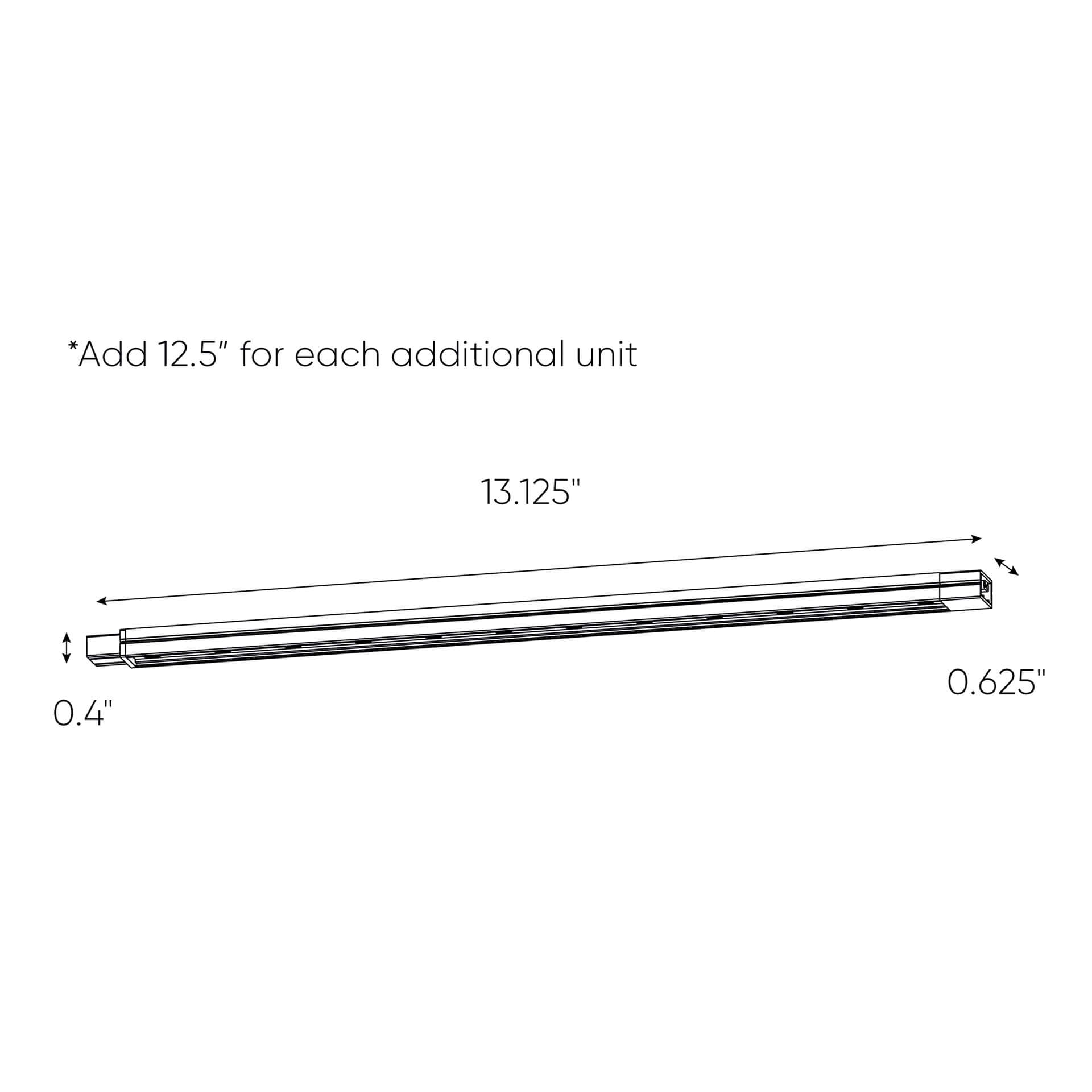 DALS Lighting 12V Adjustable Swivel LED Linear Lighting Fixture with 5 Color Correlated Temperature Options
