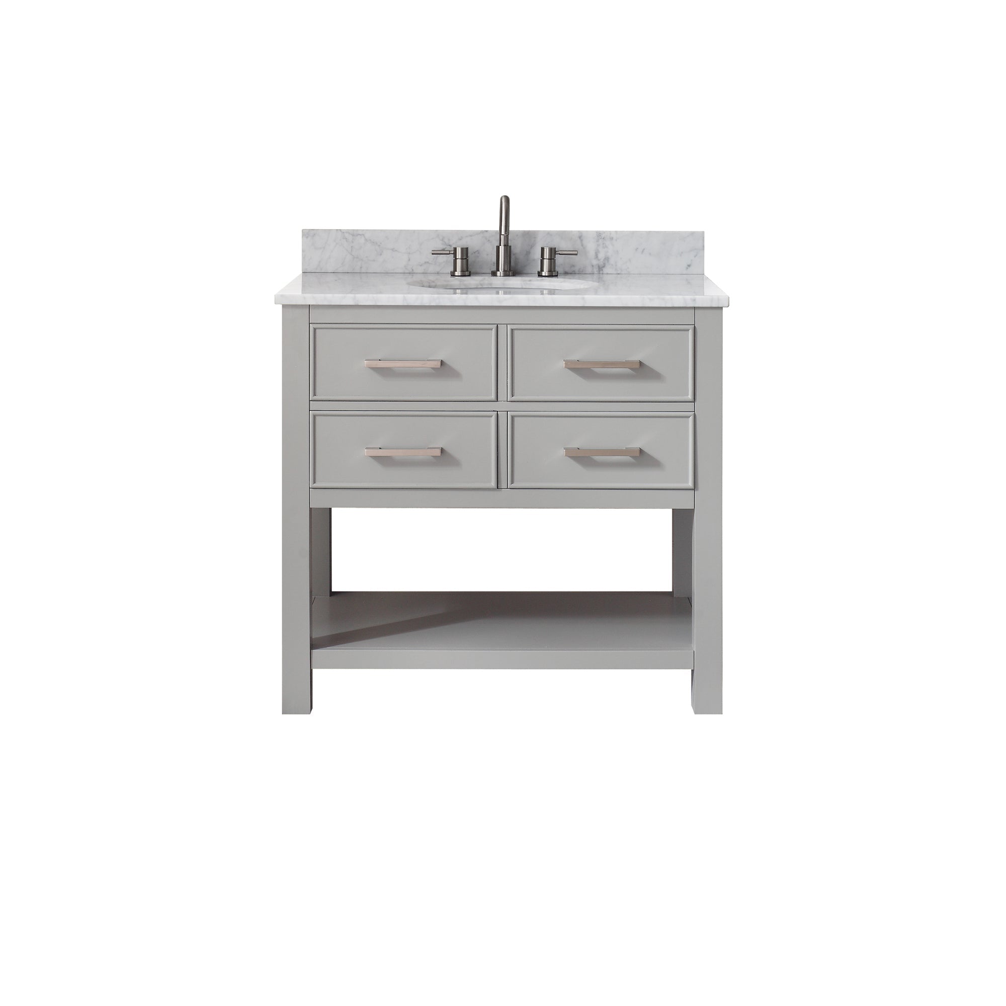 Avanity 37-Inch Brooks Vanity Set with Chilled Gray Finish