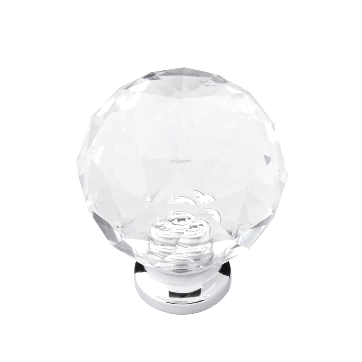 Belwith Keeler 1-1/4 Inch Diameter Lustrous Glass Luster Knob