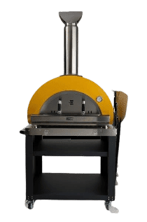Coyote 40 Duomo Outdoor Wood-Fired Oven Cart with Convenient Tool Holder