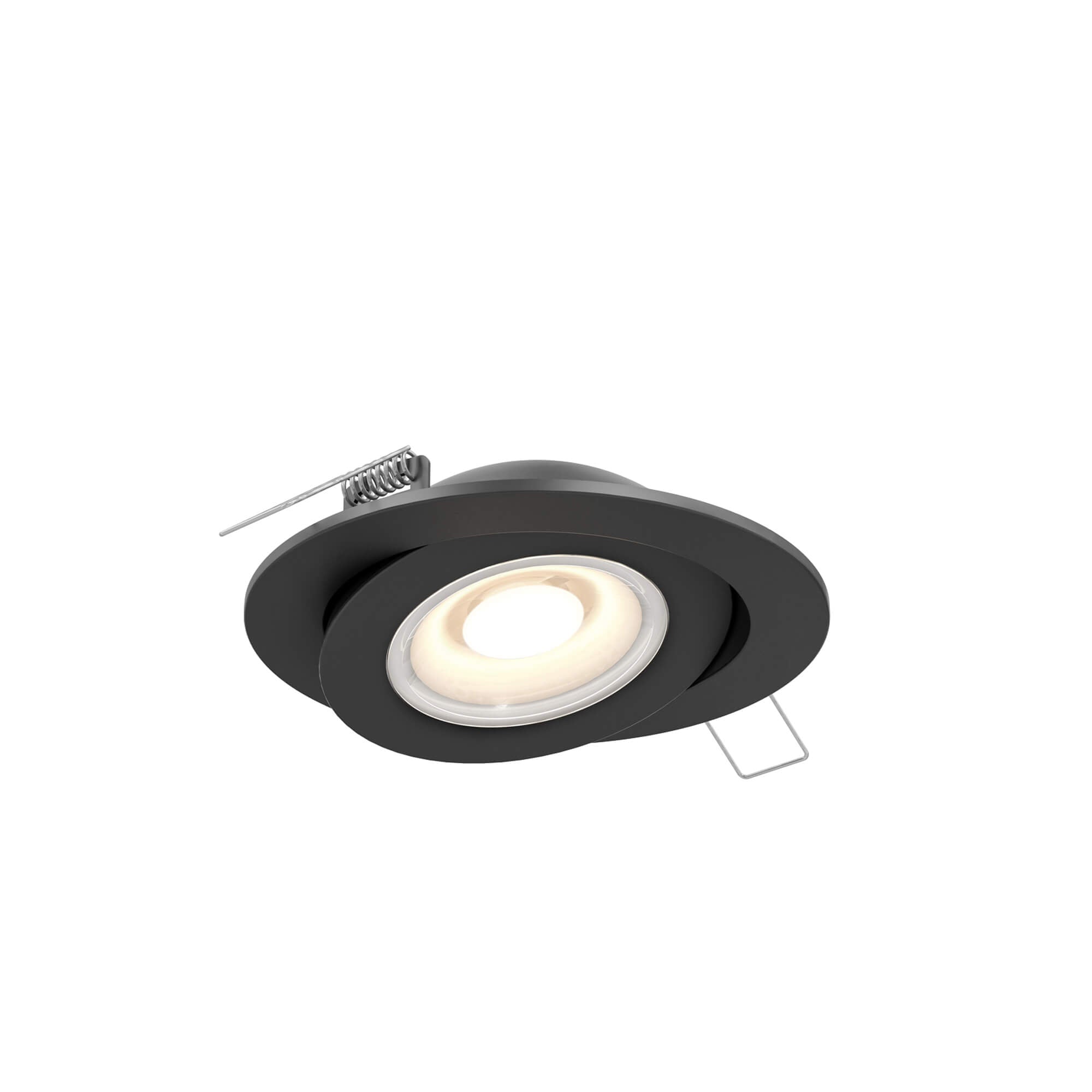 DALS Lighting 4-Inch Flat LED Recessed Gimbal Lighting Fixture for Versatile Illumination