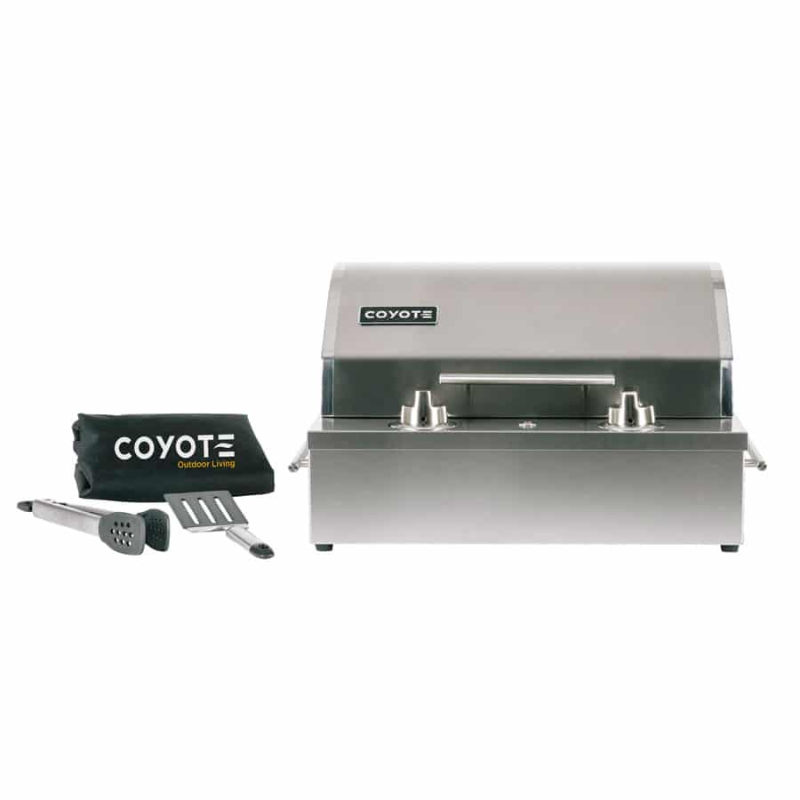 Coyote 120v Single Burner Electric Outdoor Grill for Exceptional Cooking