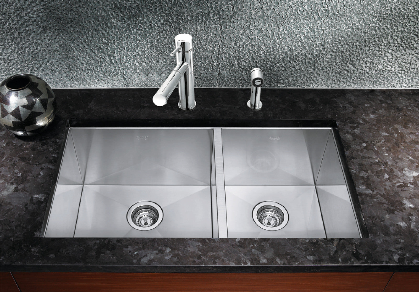 Blanco 16 R0 1-3/4 Bowl Precision Stainless Steel Sink