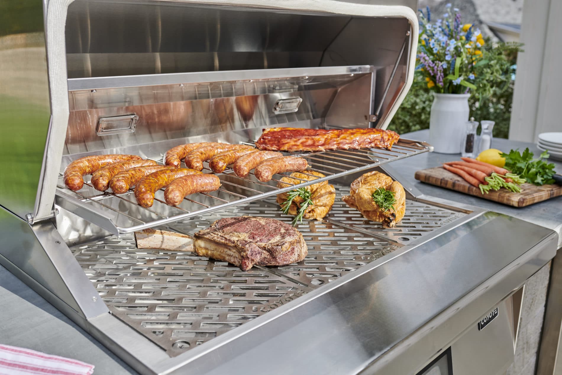 Coyote 36-Inch High-Tech Pellet Grill for Ultimate Outdoor Cooking