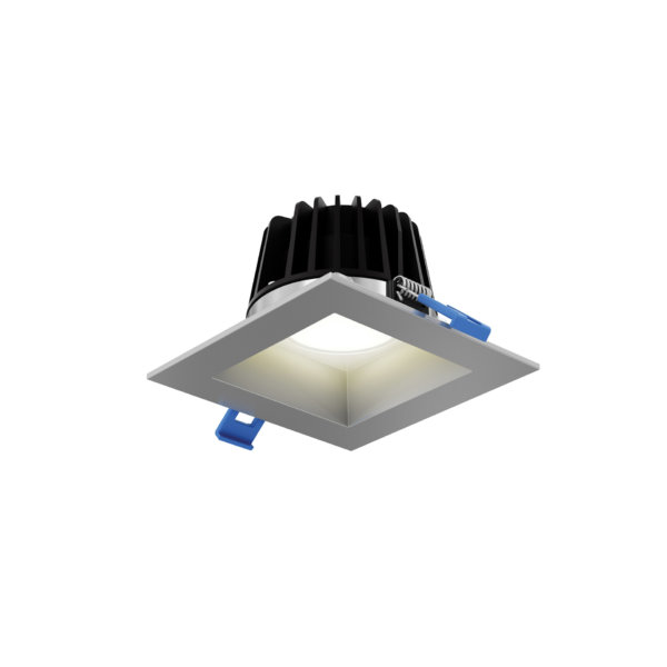 DALS Lighting 4-Inch Square Indoor/Outdoor Adjustable Gimbal Recessed Down Light with Anti-Glare