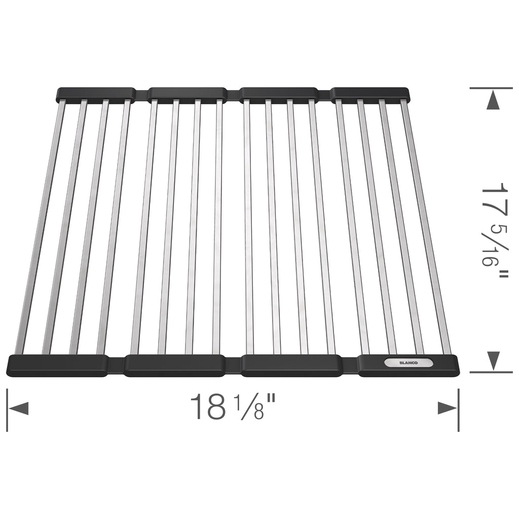 Blanco High - Quality Foldable Stainless Steel Drying Mat for Kitchen Sinks